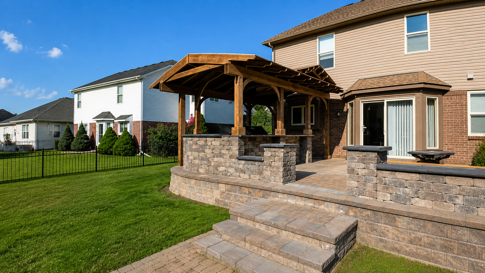 Landscaping Romulus by Gabriel's Pavers
